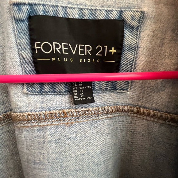 f21 jean jacket - Picture 3 of 3